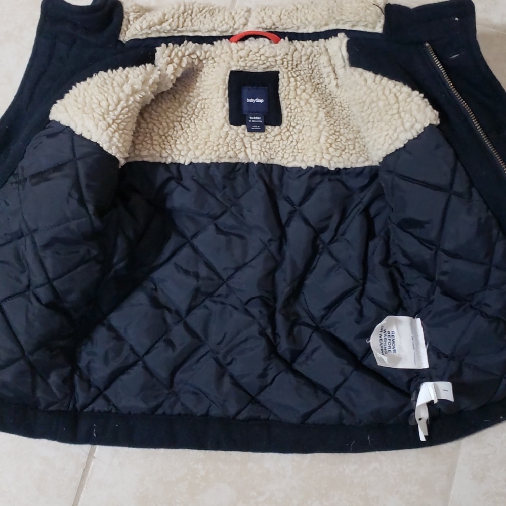 Zip hood warm winter coat - Picture 2 of 4